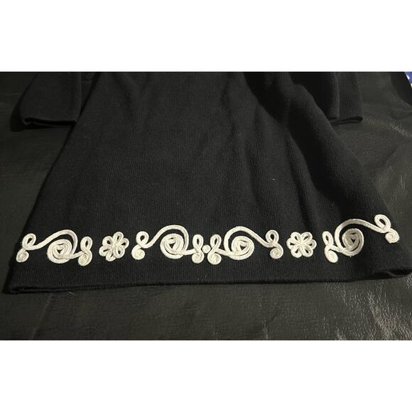 Hanna Andersson Black Knit Dress, VGUC, Sz 80cm (2T) (2A) - Picture 4 of 5